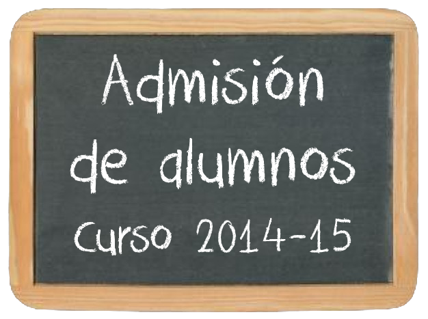 Admisin de alumnos